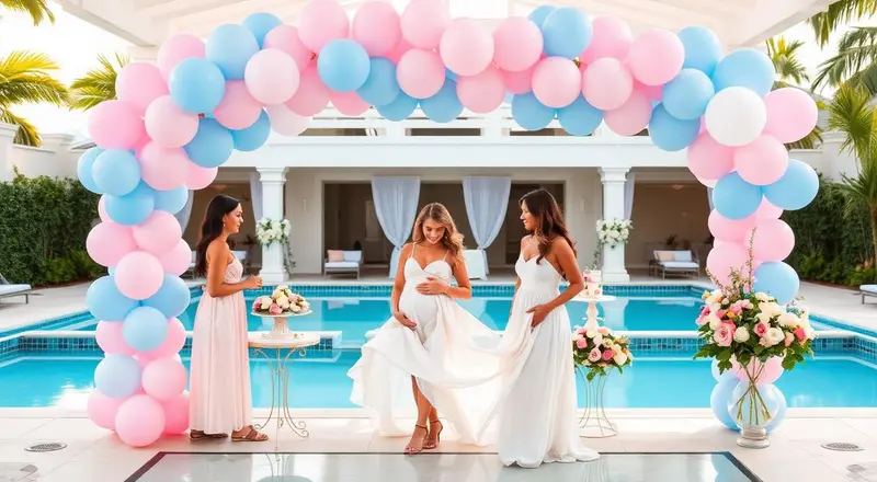 Baby Shower & Gender Reveal Pool Venue Hosting