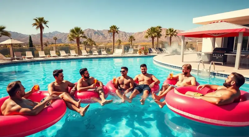 Bachelor Party Pool Hosting