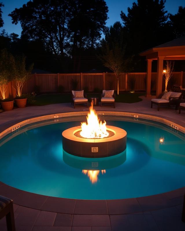 Pools with Fire Pits