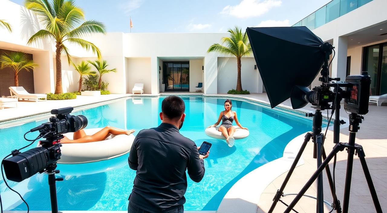 Photoshoot & UGC pool rental